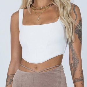 Princess Polly White Corset